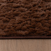 Rond fluffy vloerkleed - Bobby Donkerbruin - thumbnail 5