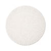 Rond fluffy vloerkleed - Bobby Wit - thumbnail 1