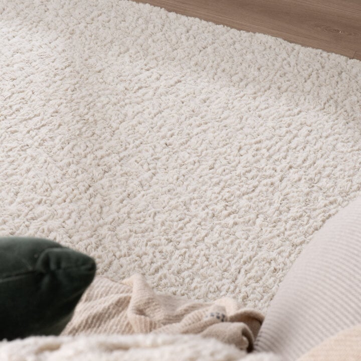Fluffy vloerkleed - Bobby Wit - 2