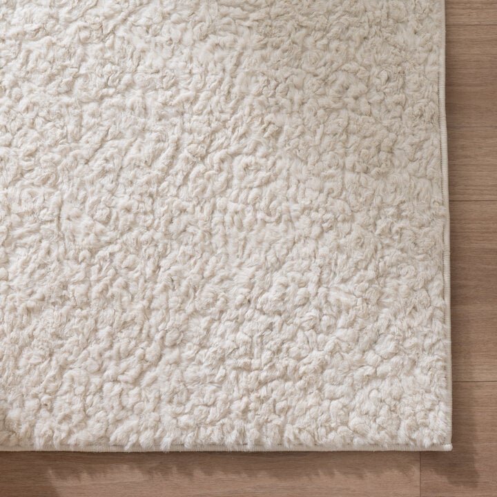 Fluffy vloerkleed - Bobby Wit - 4
