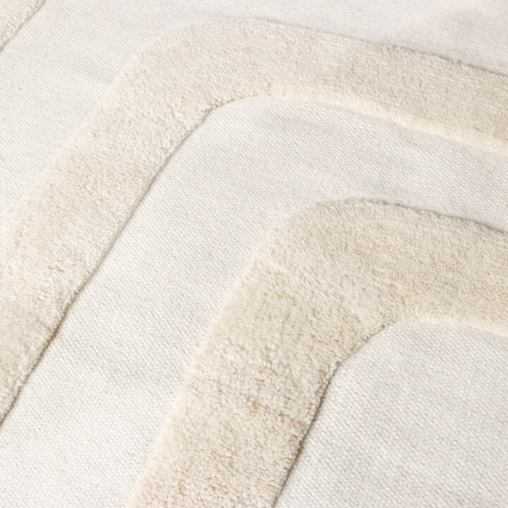 Wollen vloerkleed - Judith Lines Creme - 3