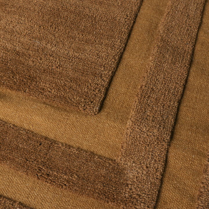 Wollen vloerkleed - Judith Border Bruin - 3