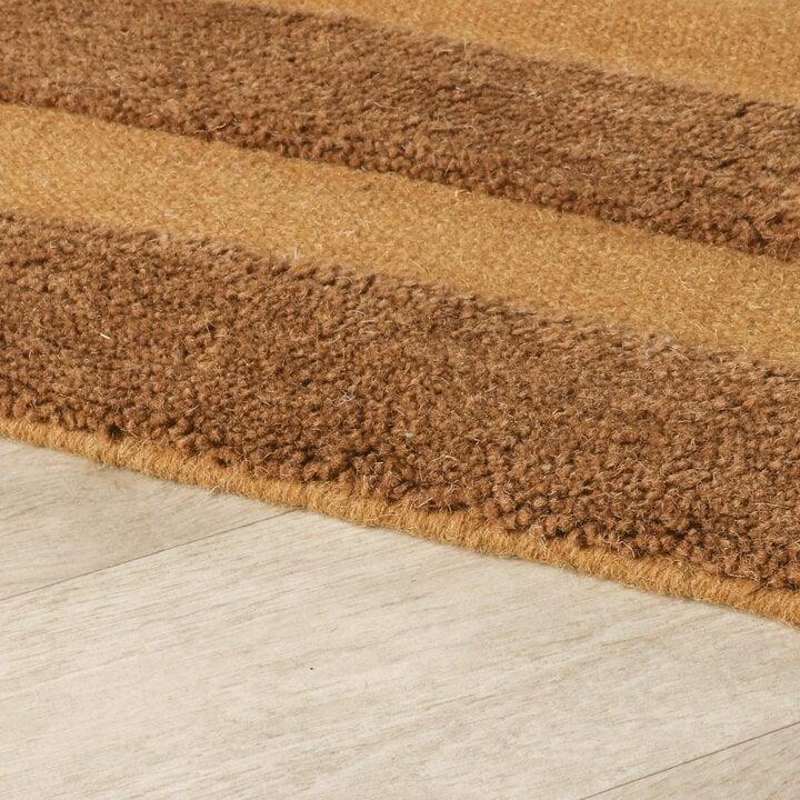 Wollen vloerkleed - Judith Border Bruin - 5