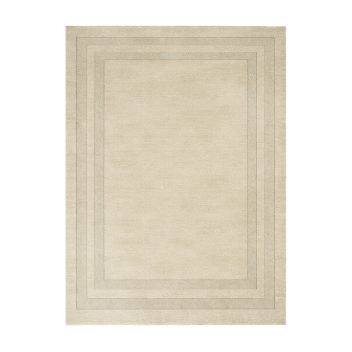 Wollen vloerkleed - Judith Border Greige - 1