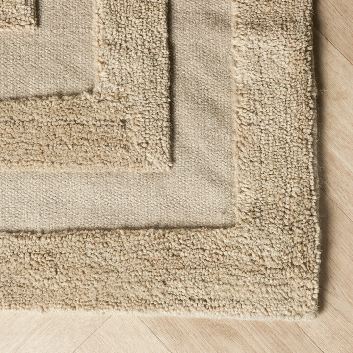 Wollen vloerkleed - Judith Border Greige - 4