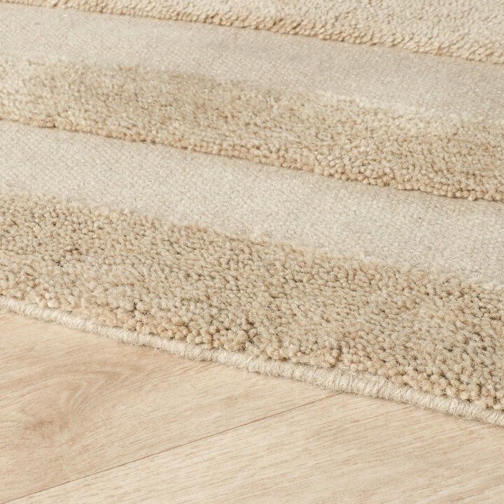 Wollen vloerkleed - Judith Border Greige - 5