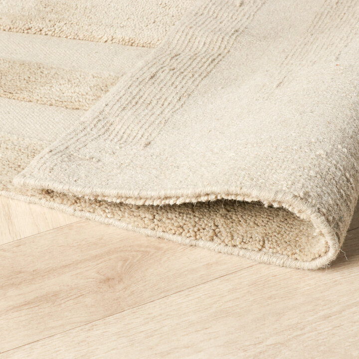 Wollen vloerkleed - Judith Border Greige - 6