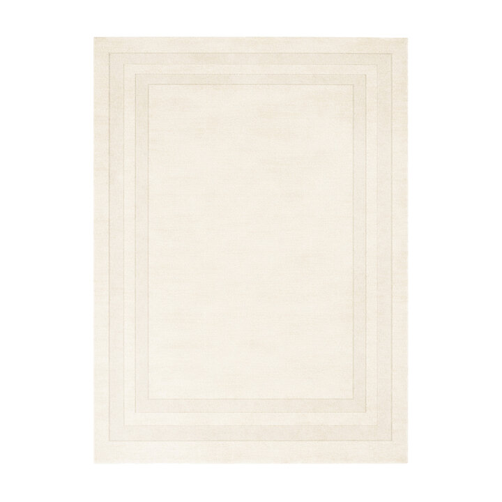 Wollen vloerkleed - Judith Border Creme - 1