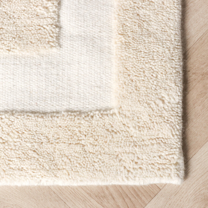 Wollen vloerkleed - Judith Border Creme - 4