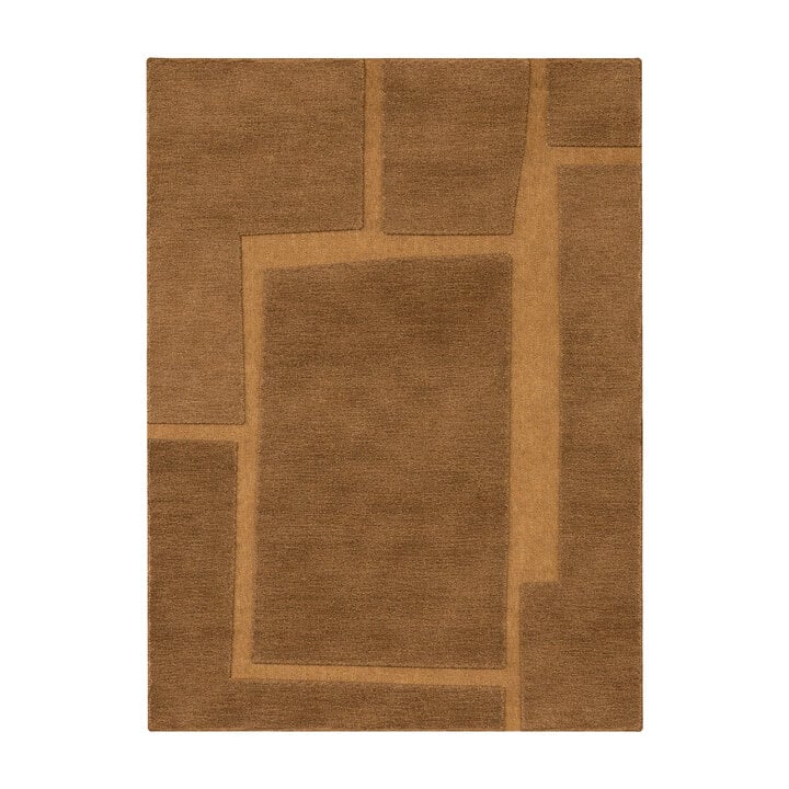 Wollen vloerkleed - Judith Pebble Bruin - 1