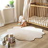 Kindervloerkleed rond - Coco Bloem Beige - thumbnail
