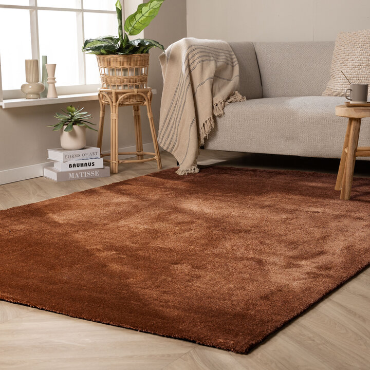 Wasbaar vloerkleed - Clean Roest