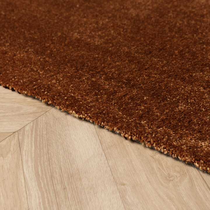 Rond wasbaar vloerkleed - Clean Roest - 4