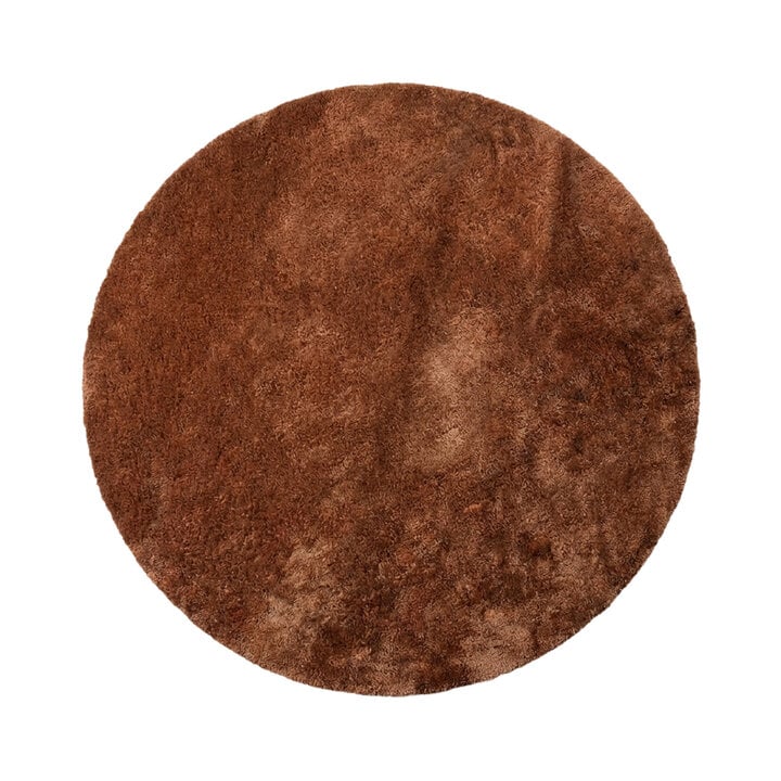 Rond wasbaar vloerkleed - Clean Roest - 1