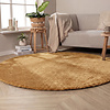 Rond wasbaar vloerkleed - Clean Goud - thumbnail