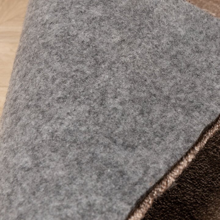 Rond wasbaar vloerkleed - Clean Bruin - 5