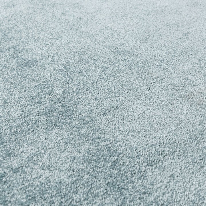 Rond wasbaar vloerkleed - Clean Lichtblauw - 3