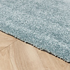Rond wasbaar vloerkleed - Clean Lichtblauw - thumbnail 4