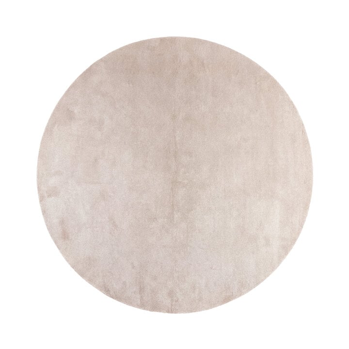 Rond wasbaar vloerkleed - Clean Beige - 1