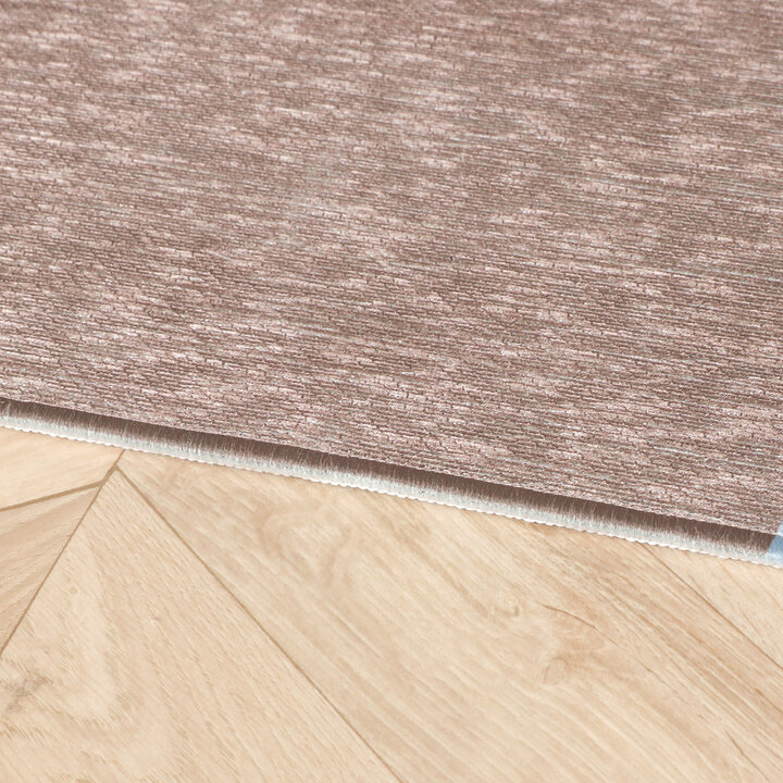 Geometrisch vloerkleed - Swing Circles Blauw/Bruin - 5