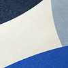Geometrisch vloerkleed - Swing Circles Blauw - thumbnail 3