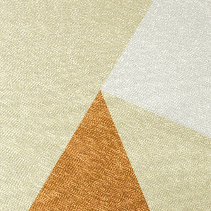 Geometrisch vloerkleed - Swing Shapes Blauw/Groen - 3