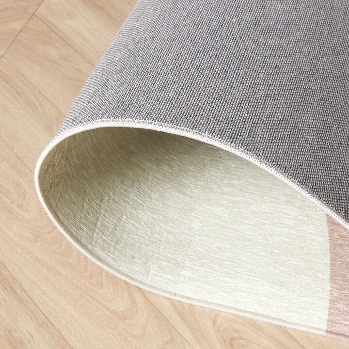 Geometrisch vloerkleed - Swing Shapes Blauw/Roze - 6