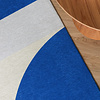 Geometrisch vloerkleed - Swing Shapes Blauw - thumbnail 2