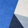 Geometrisch vloerkleed - Swing Shapes Blauw - thumbnail 3
