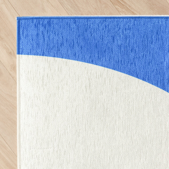 Geometrisch vloerkleed - Swing Shapes Blauw - 4