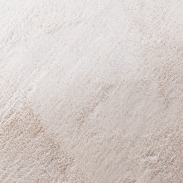 Vierkant laagpolig vloerkleed - Cozy Creme - 3