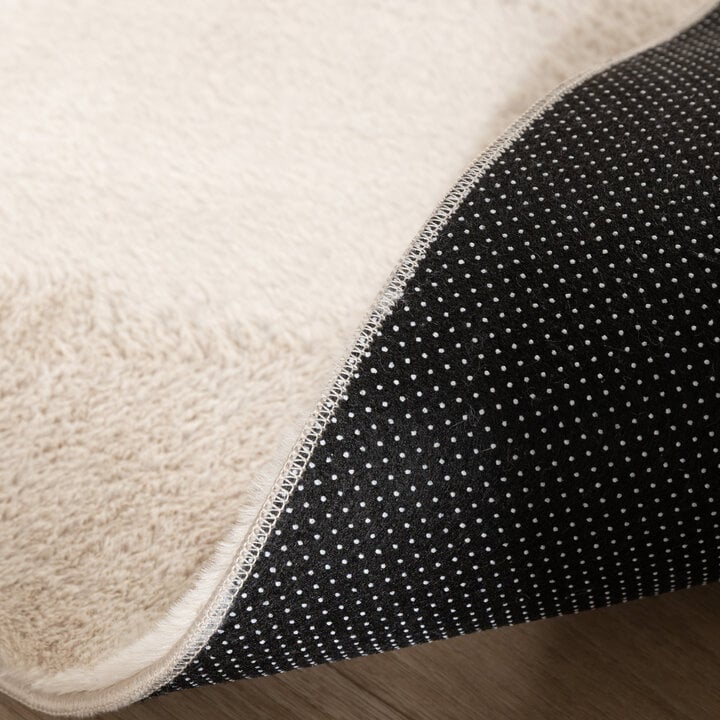 Vierkant laagpolig vloerkleed - Cozy Beige - 6