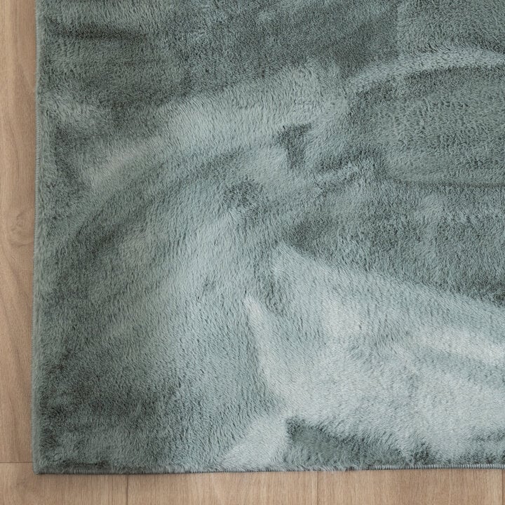 Vierkant laagpolig vloerkleed - Cozy Groen - 4