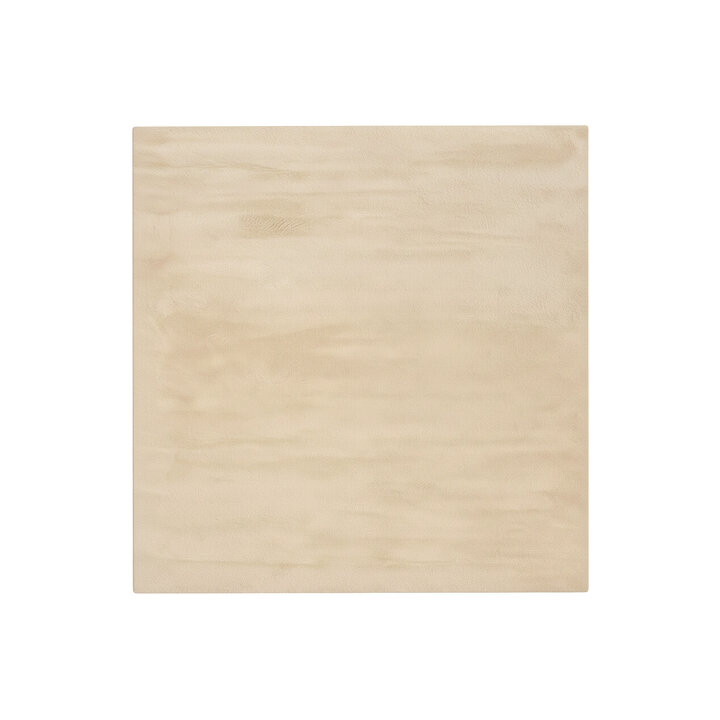 Vierkant laagpolig vloerkleed - Cozy Beige - 1