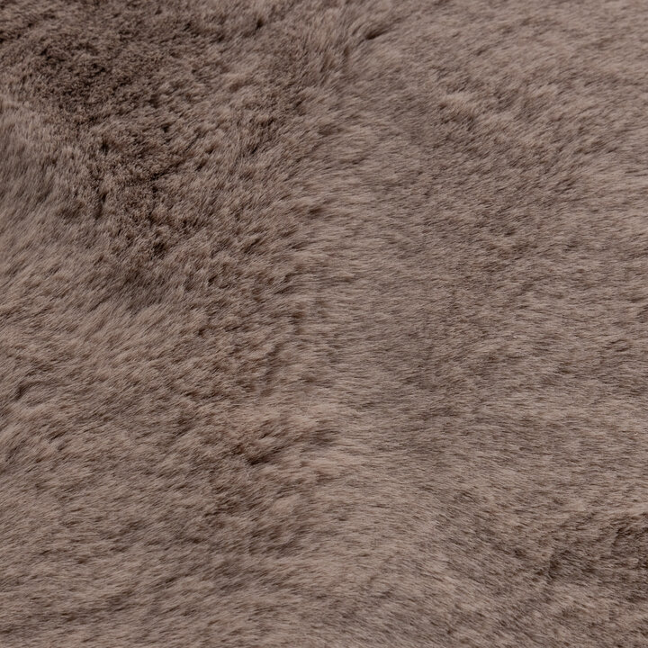 Vierkant hoogpolig vloerkleed - Comfy Supreme Taupe - 3