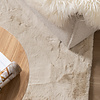 Vierkant hoogpolig vloerkleed - Comfy Supreme Creme - thumbnail 2