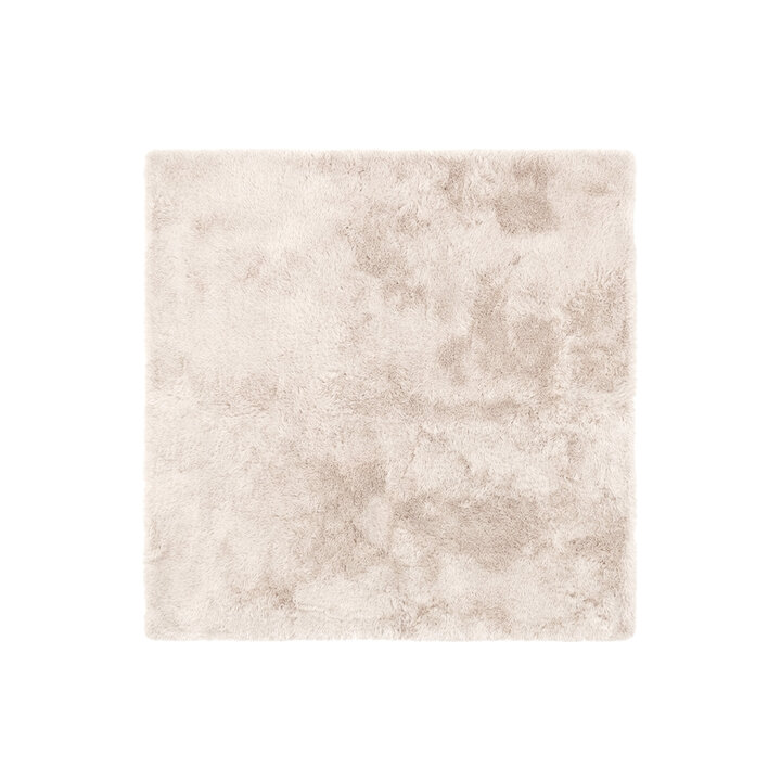 Vierkant hoogpolig vloerkleed - Comfy Supreme Creme - 1