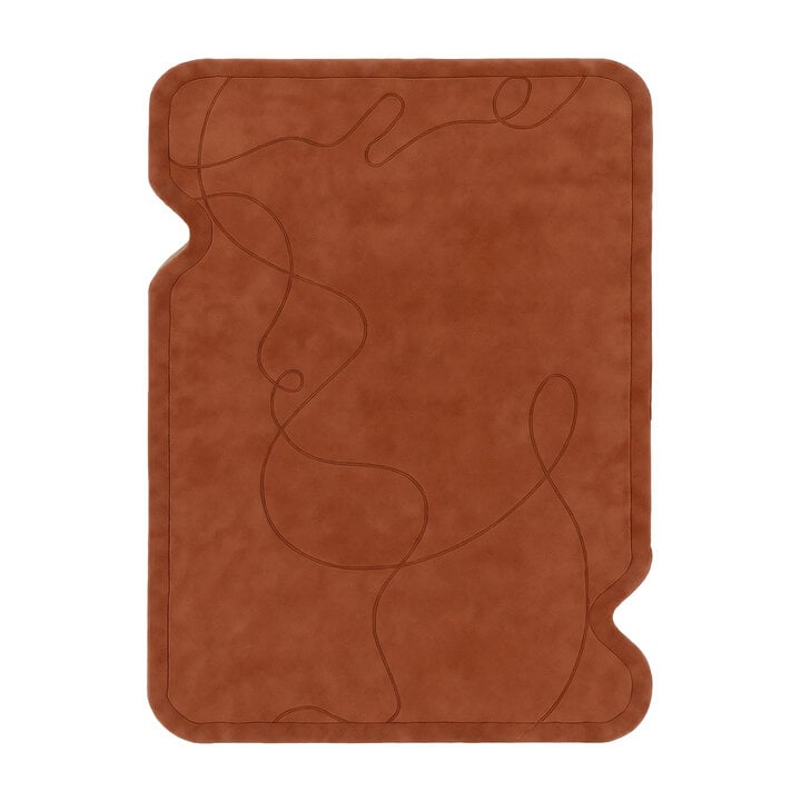 Organisch vloerkleed - Elodie Terracotta - 1