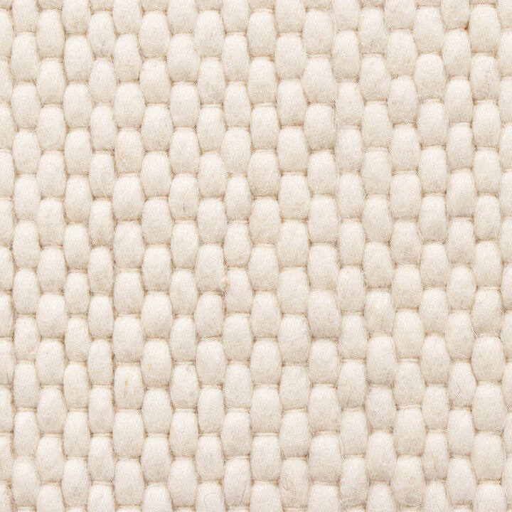 Vierkant wollen vloerkleed - Feline Wit - 4