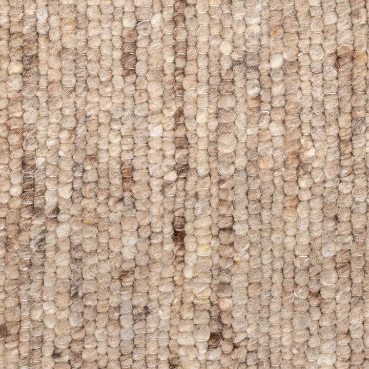 Vierkant wollen vloerkleed - Feline Taupe/Gemeleerd - 3