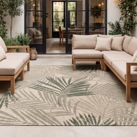 Buiten vloerkleed - Tiga Palm Groen 