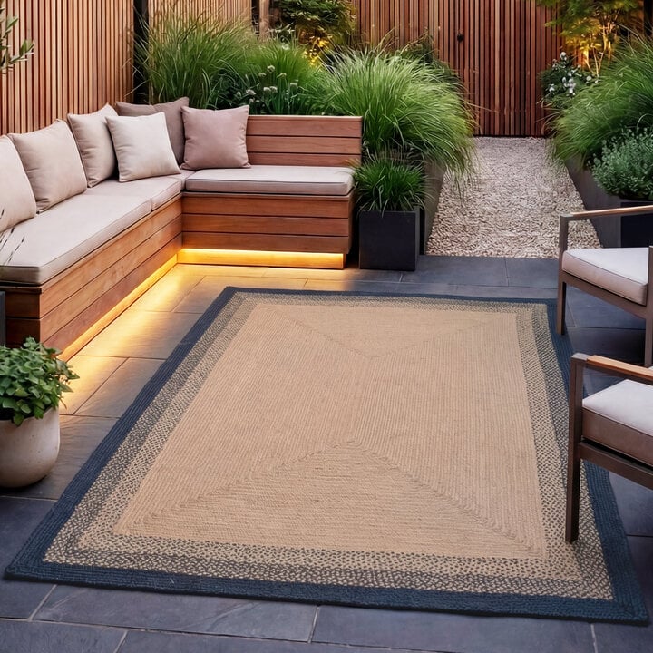 Binnen- & buiten vloerkleed - Florence Blauw 