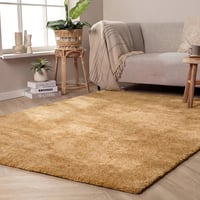 Wasbaar vloerkleed - Clean Okergeel