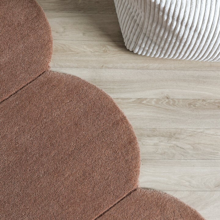 Organisch vloerkleed - Chester Lines Bruin - 2