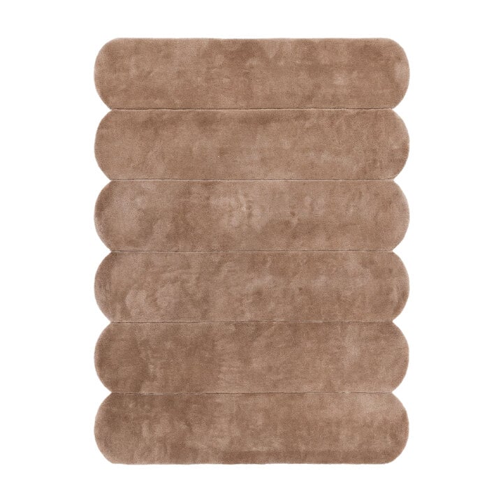 Organisch vloerkleed - Chester Lines Bruin - 1