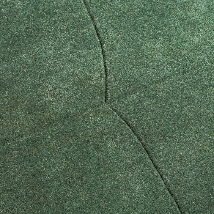 Organisch vloerkleed - Chester Blocks Groen - 3