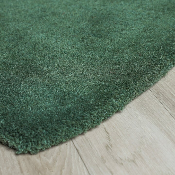 Organisch vloerkleed - Chester Blocks Groen - 5