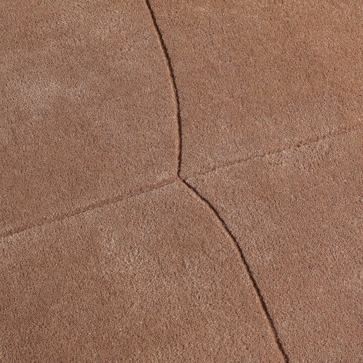 Organisch vloerkleed - Chester Blocks Bruin - 3