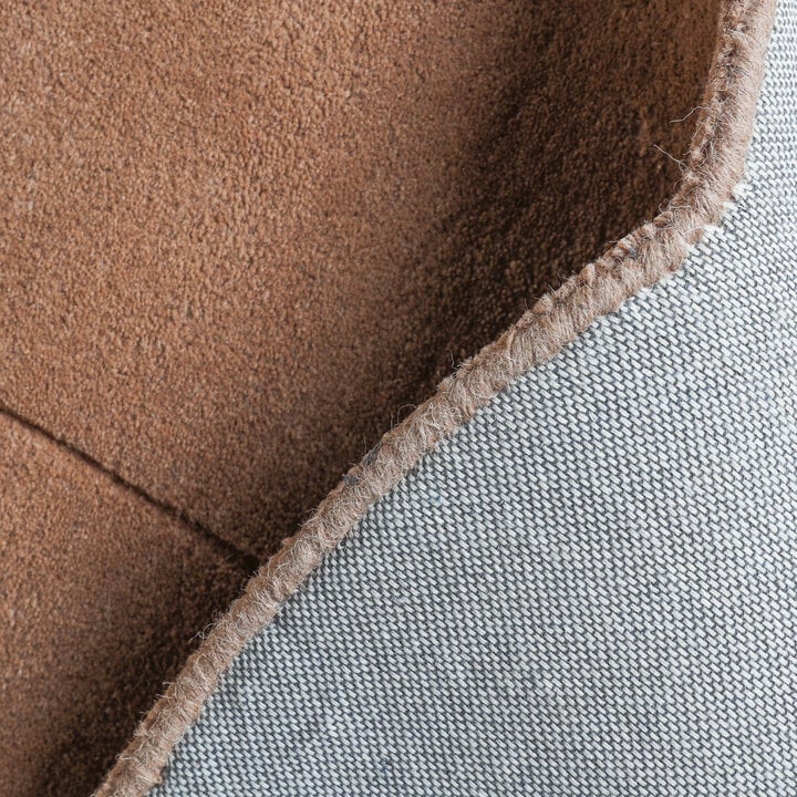 Organisch vloerkleed - Chester Blocks Bruin - 6