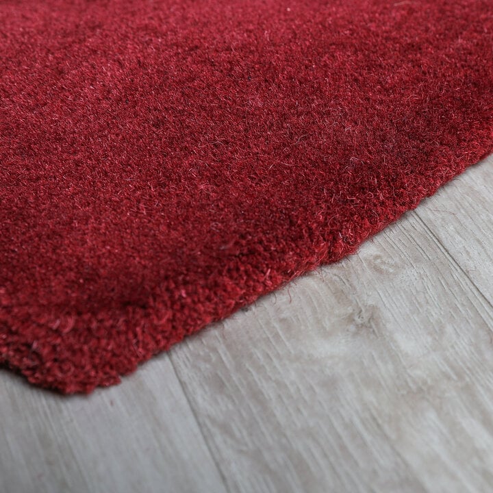 Organisch vloerkleed - Chester Blocks Rood - 5